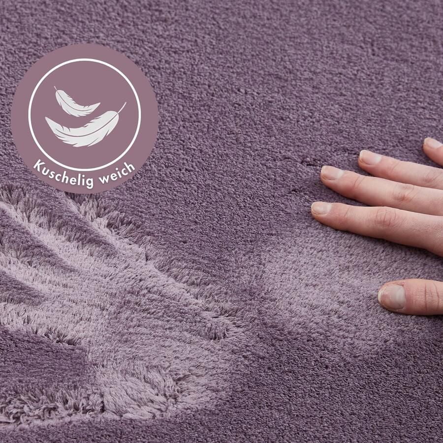 Andiamo Badmat Arezzo Uni kleuren zacht & knuffelig ook in rond en als 2-delige set verkrijgbaar - Foto 2