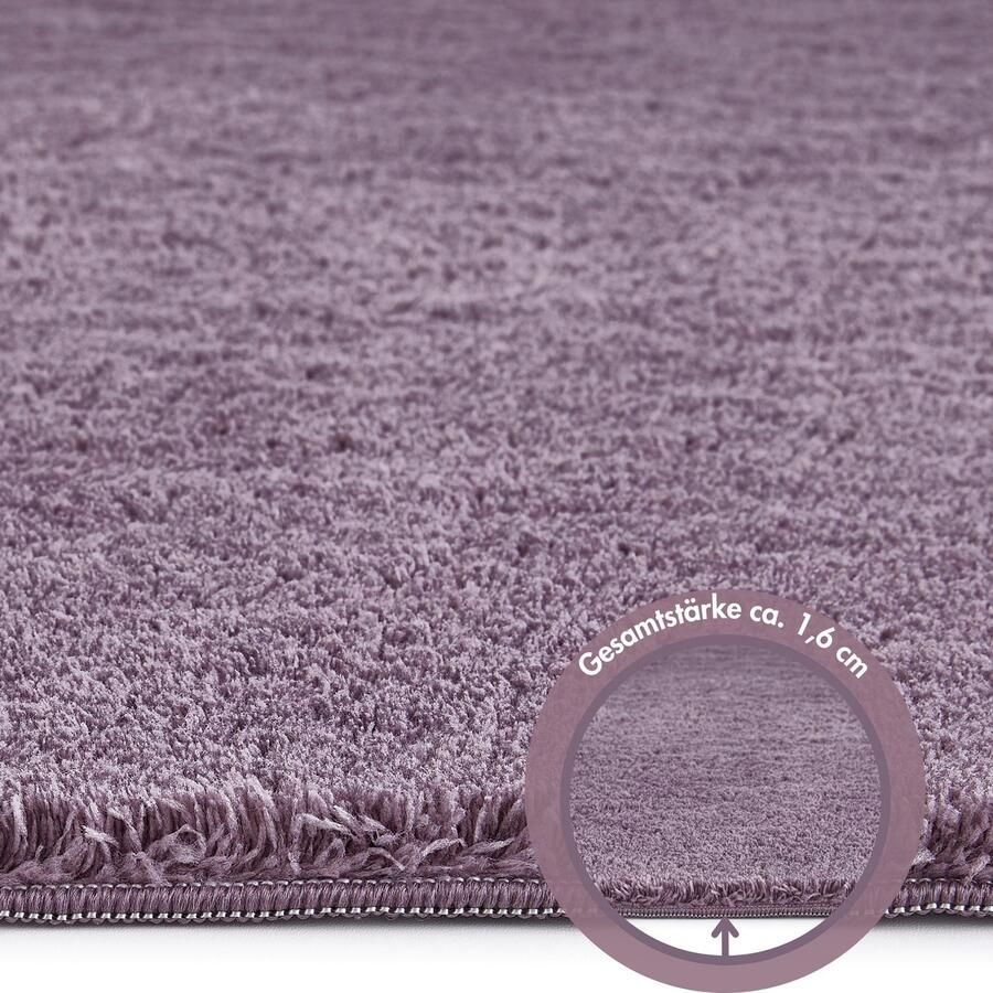 Andiamo Badmat Arezzo Uni kleuren zacht & knuffelig ook in rond en als 2-delige set verkrijgbaar