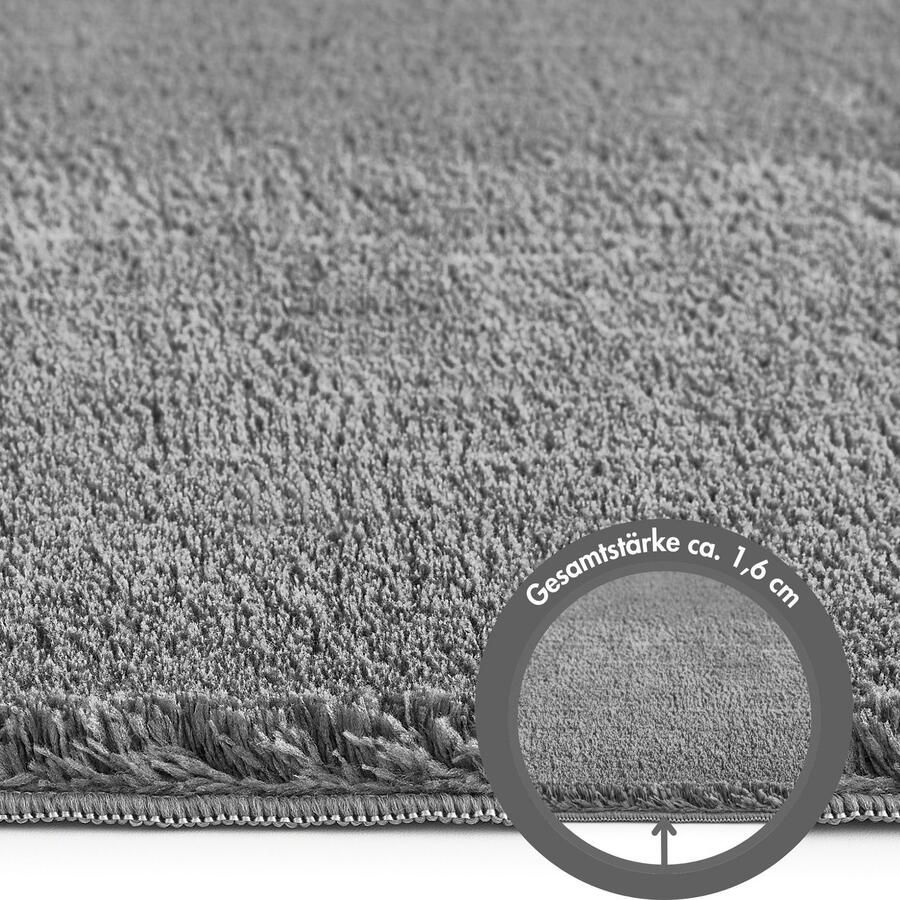 Andiamo Badmat Arezzo Uni kleuren zacht & knuffelig ook in rond en als 2-delige set verkrijgbaar - Foto 2