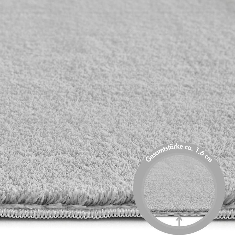 Andiamo Badmat Arezzo Uni kleuren zacht & knuffelig ook in rond en als 2-delige set verkrijgbaar