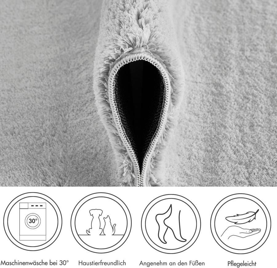 Andiamo Badmat Arezzo Uni kleuren zacht & knuffelig ook in rond en als 2-delige set verkrijgbaar - Foto 6