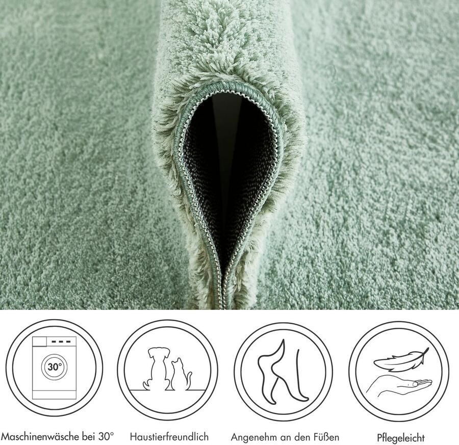 Andiamo Badmat Arezzo Uni kleuren zacht & knuffelig ook in rond en als 2-delige set verkrijgbaar - Foto 6