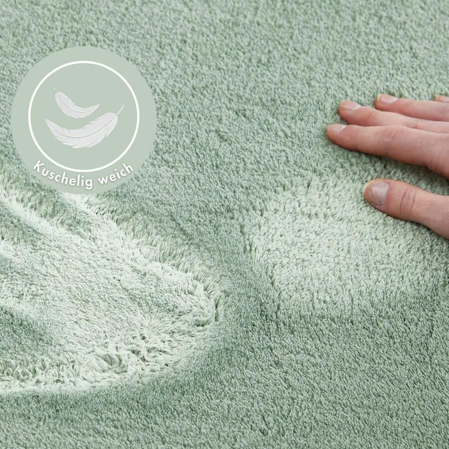 Andiamo Badmat Arezzo Uni kleuren zacht & knuffelig ook in rond en als 2-delige set verkrijgbaar - Foto 2