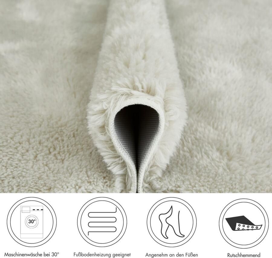 Andiamo Badmat Florida Effen kleuren bijzonder zacht ook verkrijgbaar als 2-delige set - Foto 5