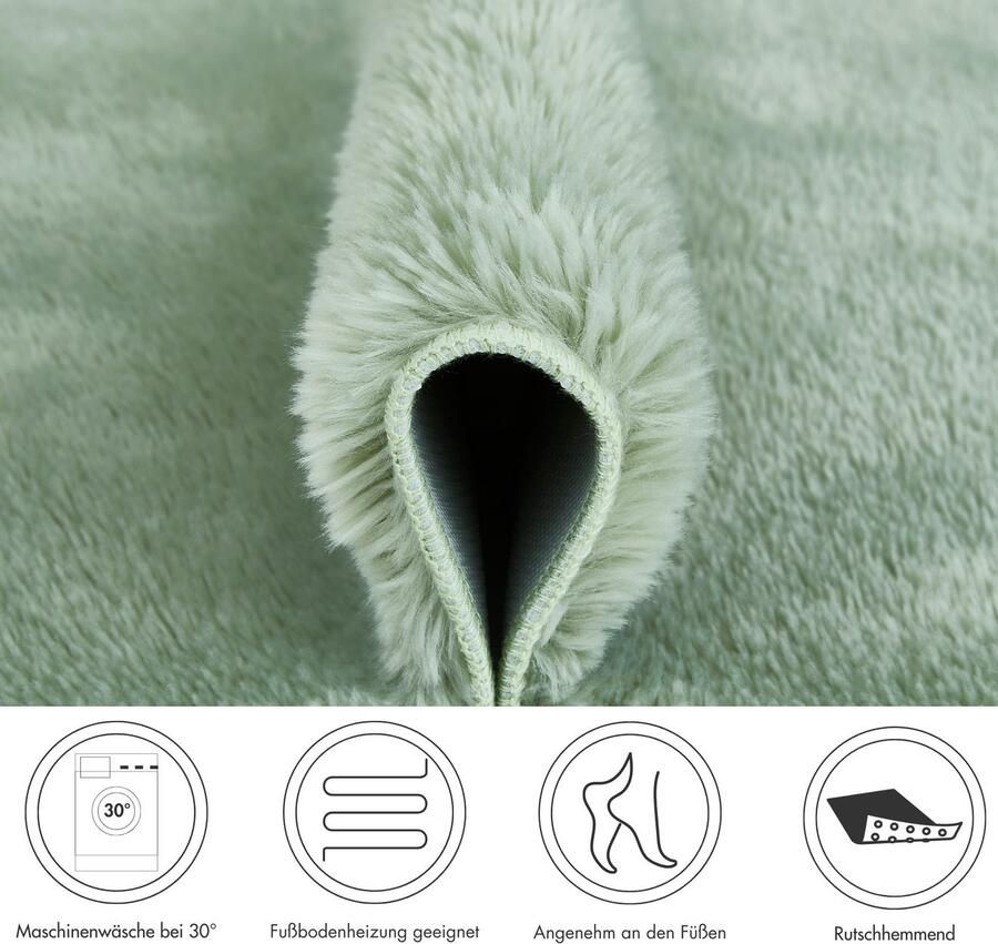 Andiamo Badmat Florida Effen kleuren bijzonder zacht ook verkrijgbaar als 2-delige set - Foto 5