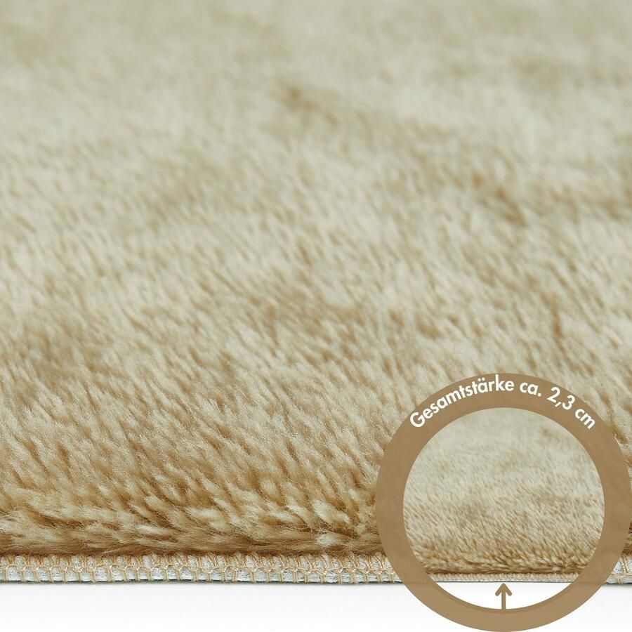 Andiamo Badmat Florida Effen kleuren bijzonder zacht ook verkrijgbaar als 2-delige set