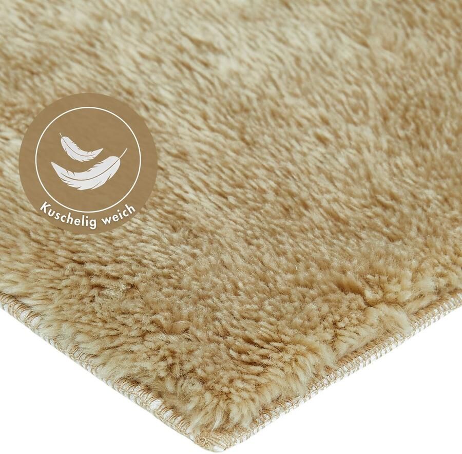 Andiamo Badmat Florida Effen kleuren bijzonder zacht ook verkrijgbaar als 2-delige set - Foto 3