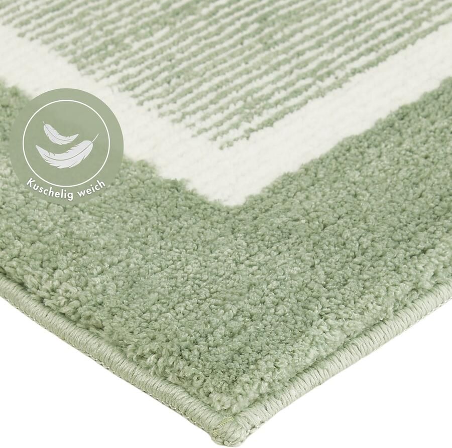 Andiamo Badmat Maui gestreept met bies ook verkrijgbaar als 2-delige set - Foto 3