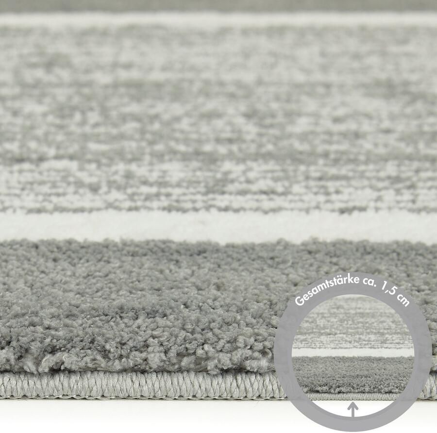 Andiamo Badmat Maui gestreept met bies ook verkrijgbaar als 2-delige set - Foto 2