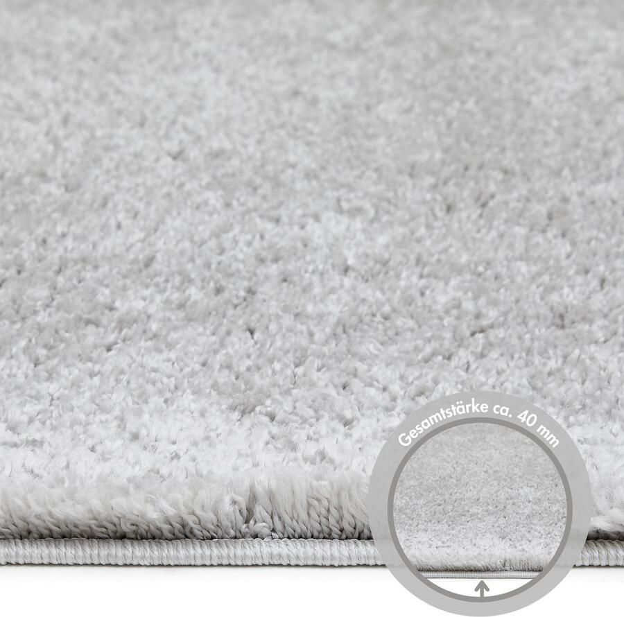 Andiamo Hoogpolig vloerkleed Chicago Effen kleuren zacht en knuffelig ideaal voor de woonkamer en slaapkamer - Foto 3