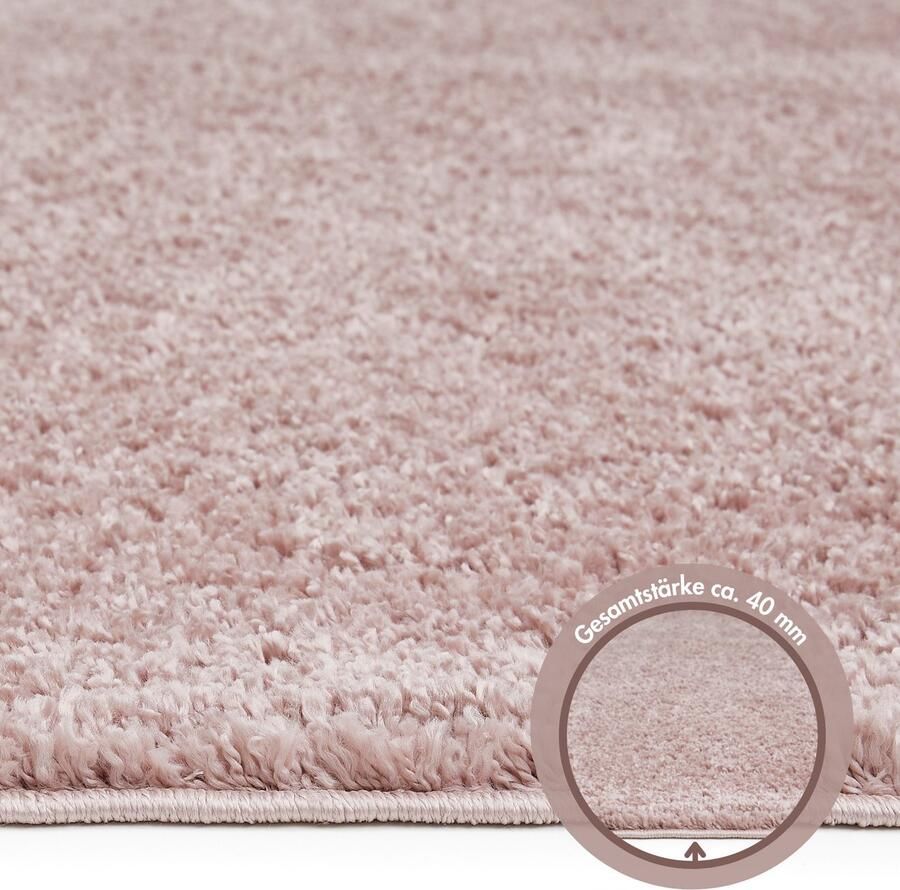 Andiamo Hoogpolig vloerkleed Chicago Effen kleuren zacht en knuffelig ideaal voor de woonkamer en slaapkamer - Foto 3