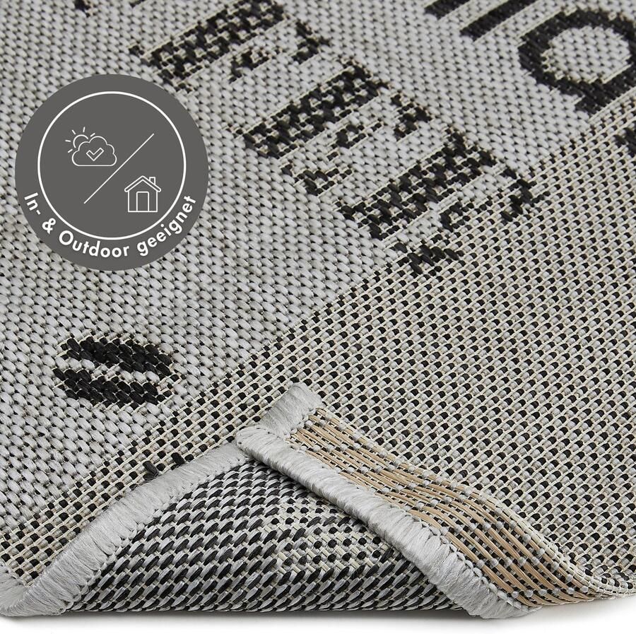 Andiamo Keukenloper ARIZONA 1 Platweefsel motief koffie met een opschrift geschikt voor binnen en buiten - Foto 3