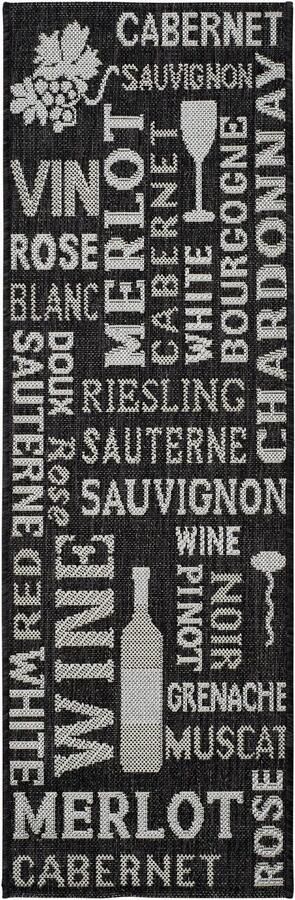 Andiamo Keukenloper Arizona wijn Platweefsel motief wijn met een opschrift keuken geschikt voor buiten - Foto 10