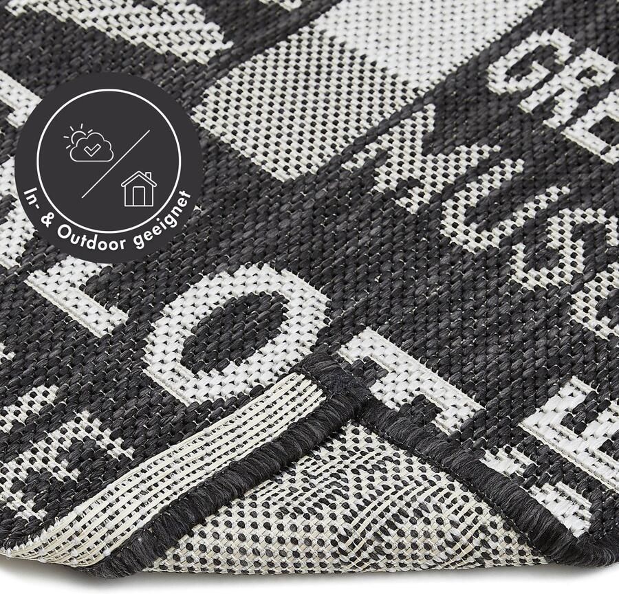 Andiamo Keukenloper Arizona wijn Platweefsel motief wijn met een opschrift keuken geschikt voor buiten - Foto 3