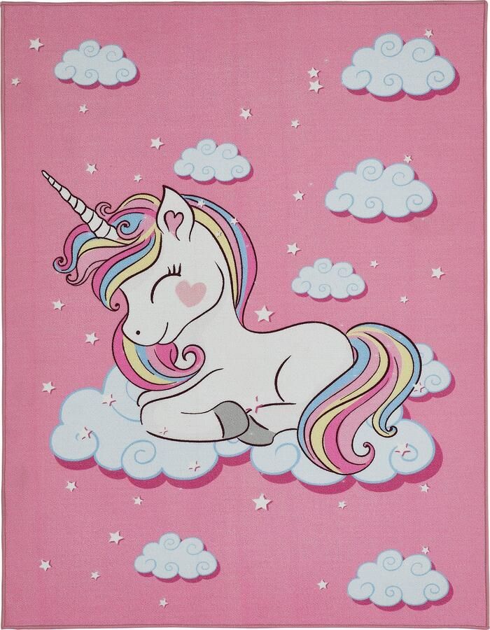 Andiamo Kindervloerkleed Eenhoorn Korte pool motief eenhoorn kinderkamer - Foto 9