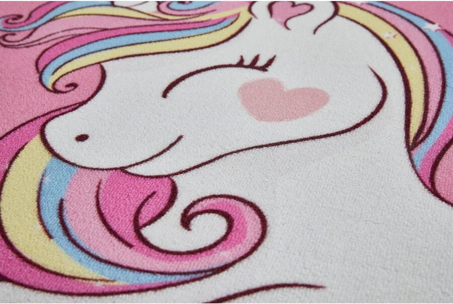 Andiamo Kindervloerkleed Eenhoorn Korte pool motief eenhoorn kinderkamer - Foto 4