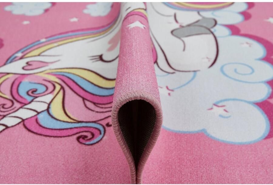 Andiamo Kindervloerkleed Eenhoorn Korte pool motief eenhoorn kinderkamer - Foto 2