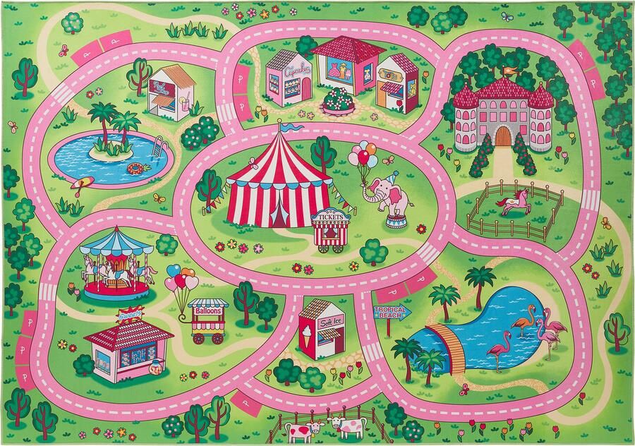 Andiamo Kindervloerkleed Street Straat speel tapijt zachte speelmat antislip - Foto 10