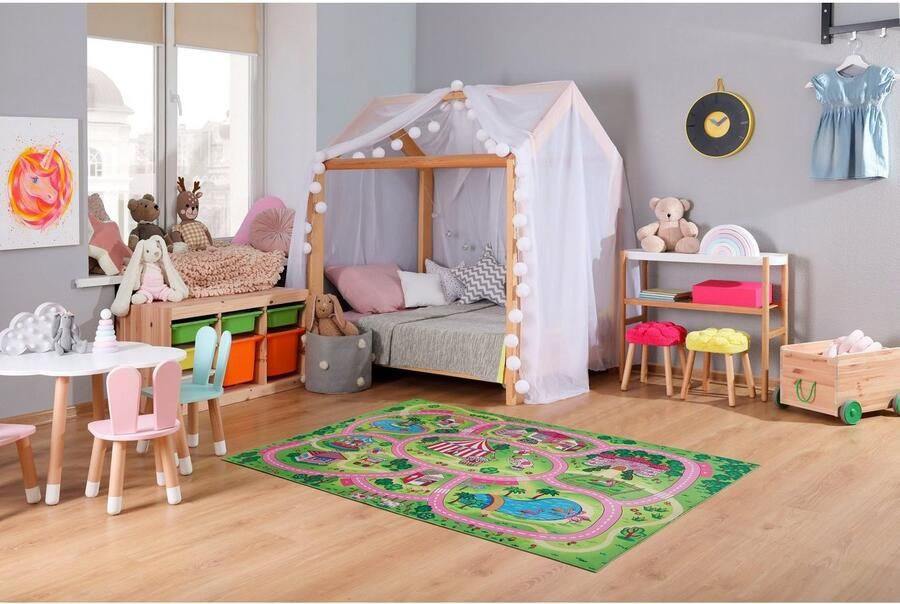 Andiamo Kindervloerkleed Street Straat speel tapijt zachte speelmat antislip - Foto 5