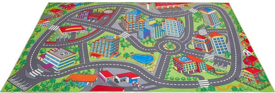 Andiamo Kindervloerkleed Street Straat speel tapijt zachte speelmat antislip - Foto 11