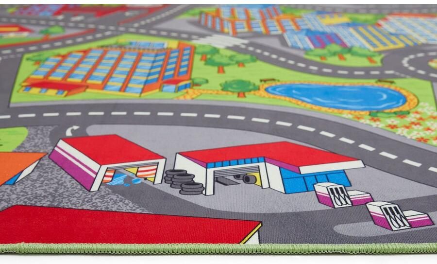 Andiamo Kindervloerkleed Street Straat speel tapijt zachte speelmat antislip - Foto 8