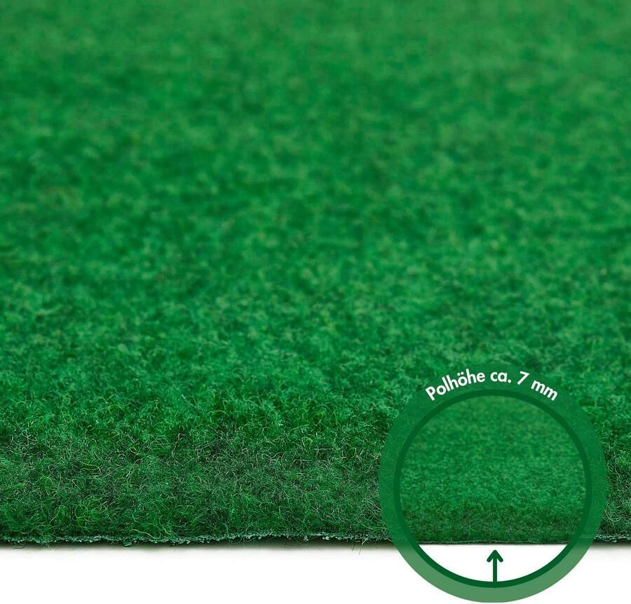 Andiamo Kunstgras Aberdeen Made in Belgium van naaldvilt met drainage-noppen voor balkon terras wintertuin (1 stuk) - Foto 5