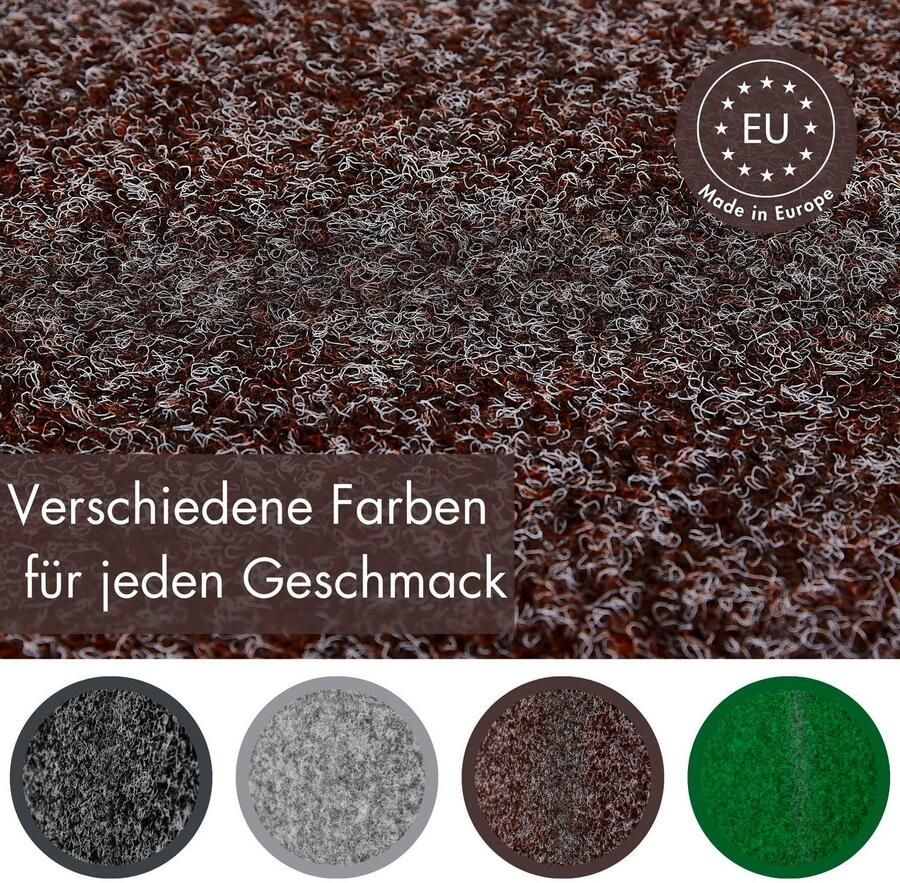 Andiamo Kunstgras Aberdeen Made in Belgium van naaldvilt met drainage-noppen voor balkon terras wintertuin (1 stuk) - Foto 4