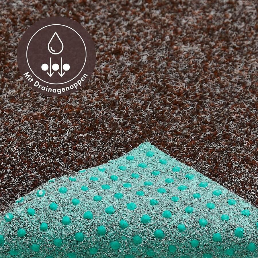 Andiamo Kunstgras Aberdeen Made in Belgium van naaldvilt met drainage-noppen voor balkon terras wintertuin (1 stuk) - Foto 2