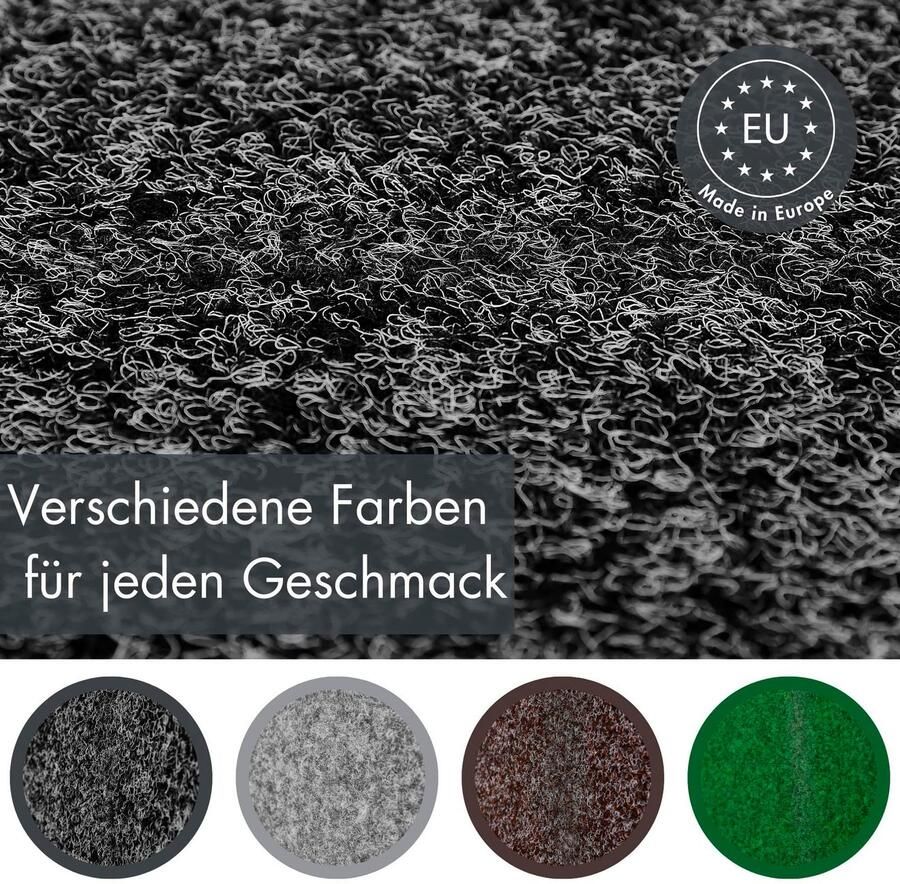 Andiamo Kunstgras Aberdeen Made in Belgium van naaldvilt met drainage-noppen voor balkon terras wintertuin (1 stuk) - Foto 3