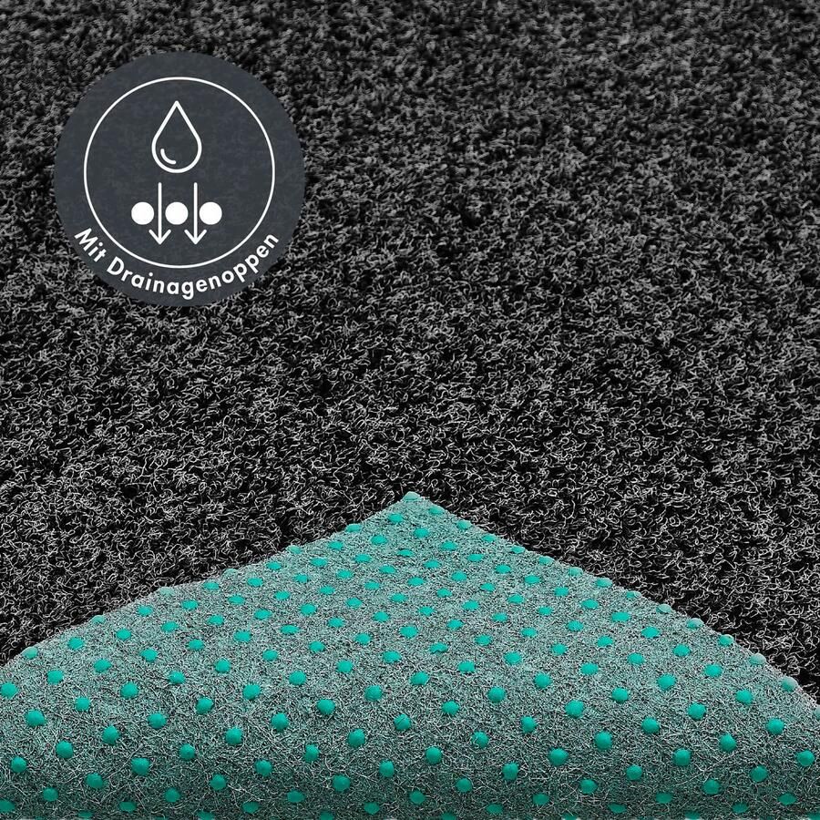 Andiamo Kunstgras Aberdeen Made in Belgium van naaldvilt met drainage-noppen voor balkon terras wintertuin (1 stuk) - Foto 2