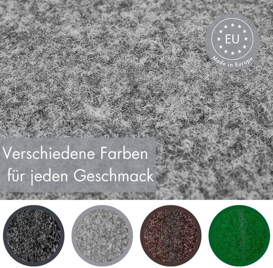 Andiamo Kunstgras Aberdeen Made in Belgium van naaldvilt met drainage-noppen voor balkon terras wintertuin (1 stuk) - Foto 3