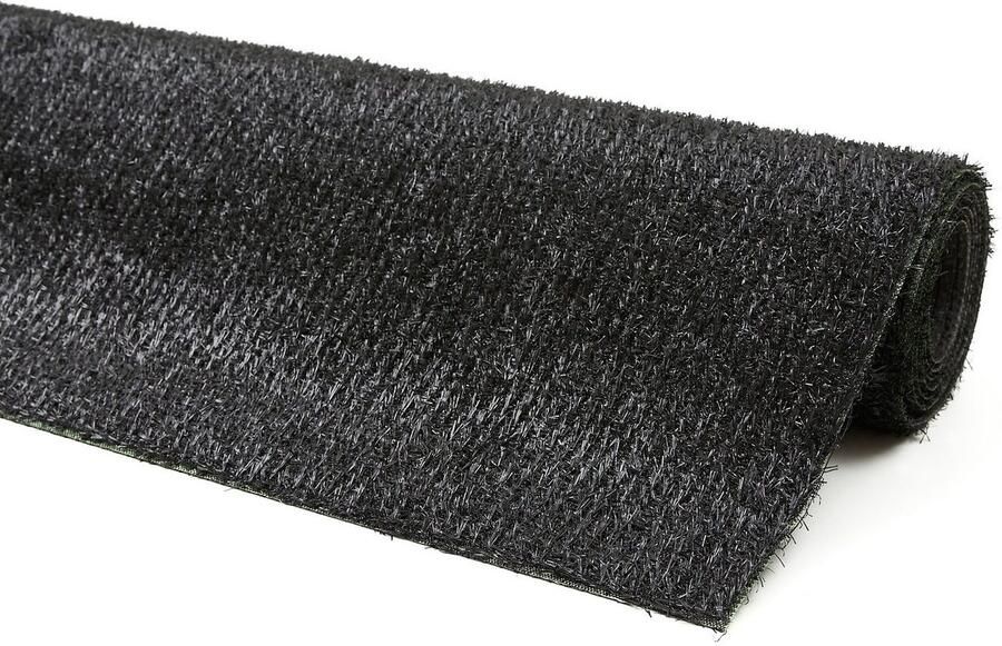 Andiamo Kunstgras Black Weerbestendig geschikt voor balkon geïntegreerde drainage tuin terras (1 stuk) - Foto 3