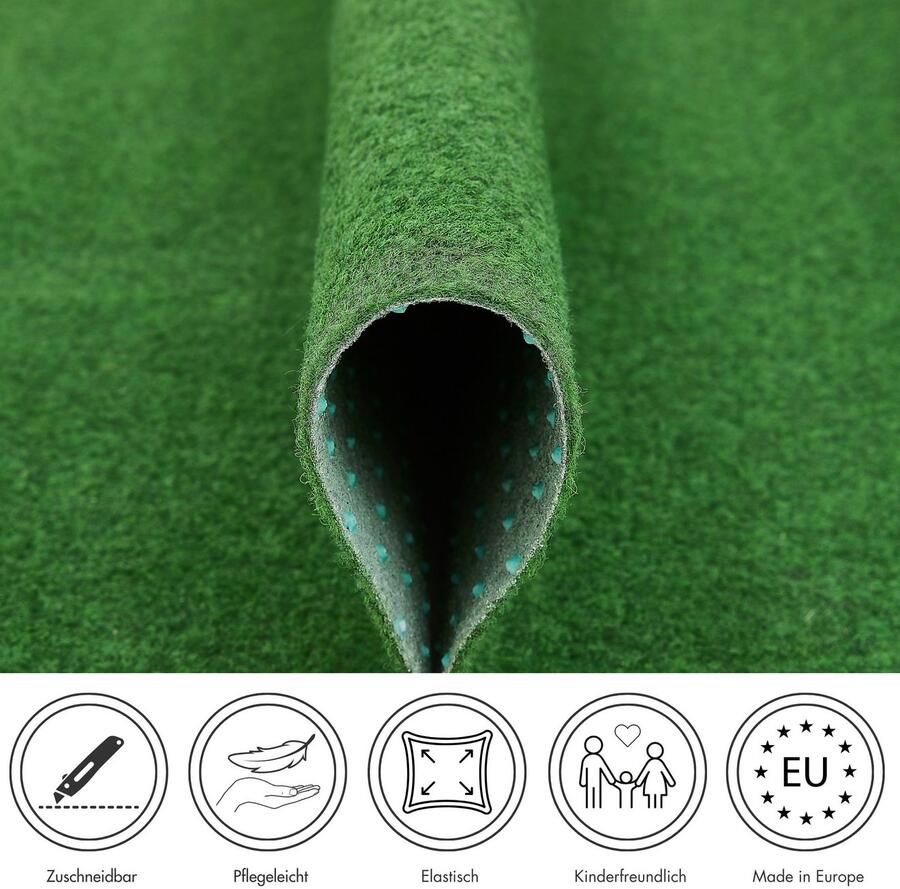 Andiamo Kunstgras Dijon Made in Netherlands uit naaldvilt met nopjes duurzaam waterdicht & uv-bestendig (1 stuk) - Foto 5