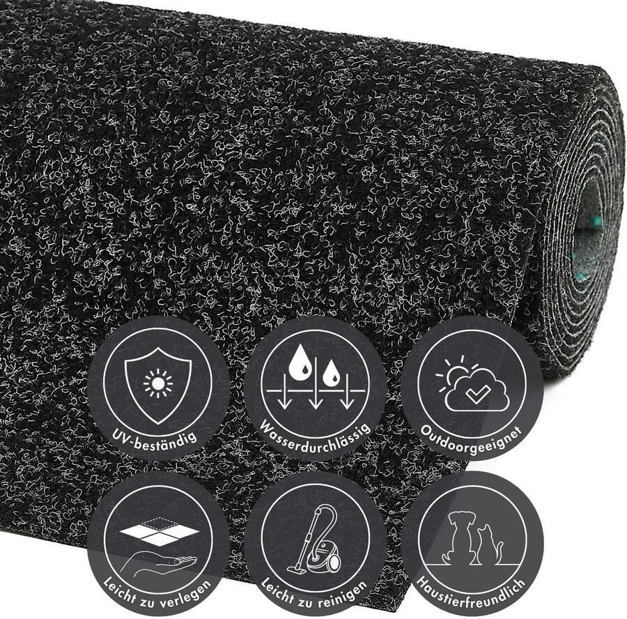 Andiamo Kunstgras Dijon Made in Netherlands uit naaldvilt met nopjes duurzaam waterdicht & uv-bestendig (1 stuk) - Foto 5