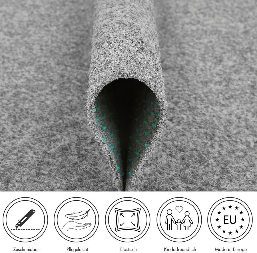 Andiamo Kunstgras Dijon Made in Netherlands uit naaldvilt met nopjes duurzaam waterdicht & uv-bestendig (1 stuk) - Foto 5