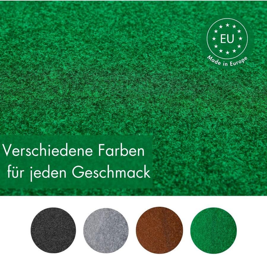 Andiamo Kunstgras Edinburgh Made in Netherlands van naaldvilt met drainage-noppen voor balkon terras wintertuin (1 stuk) - Foto 6