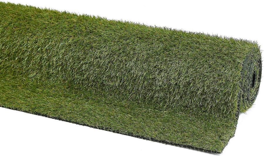 Andiamo Kunstgras Tappij Casablanca Made in Belgium realistische uitstraling met drainagefunctie duurzaam & uv-stabiel (1 stuk) - Foto 8