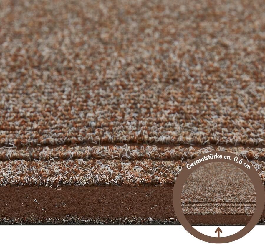 Andiamo Loper Mitch Made in Belgium Vuilafstotende loper gemêleerd met bies geschikt voor binnen en buiten - Foto 5