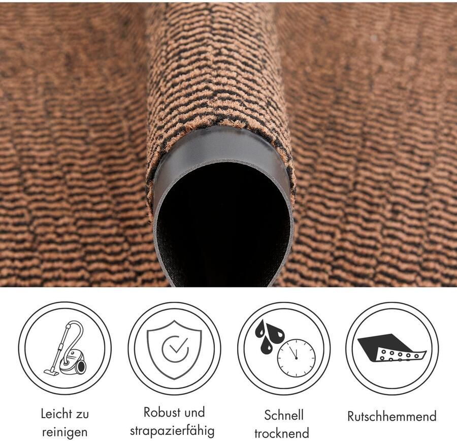 Andiamo Mat Easy Made in Netherlands Inloopmat antislip binnen- en overdekte buitenruimte - Foto 2