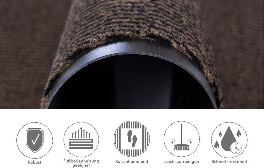 Andiamo Mat Easy Made in Netherlands Inloopmat antislip binnen- en overdekte buitenruimte - Foto 6