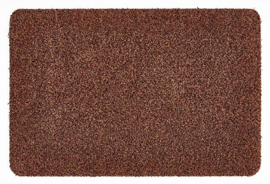 Andiamo deurmat Samson vuilvangmat van katoen voor de entree van uw huis te gebruiken als deurmat binnen deurmat in overdekte buitenruimtes of als huisdierenmat 100 x 150 cm Bruin - Foto 6