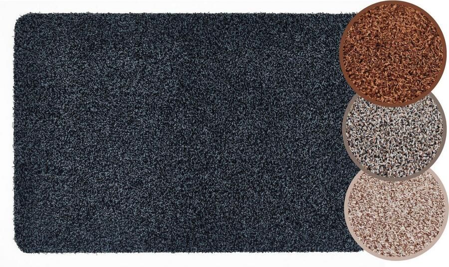 Andiamo deurmat Samson vuilvangmat van katoen voor de entree van het huis kan gebruikt worden als deurmat binnen deurmat in overdekte buitenruimtes of als huisdierenmat 67 x 180 cm antraciet - Foto 18