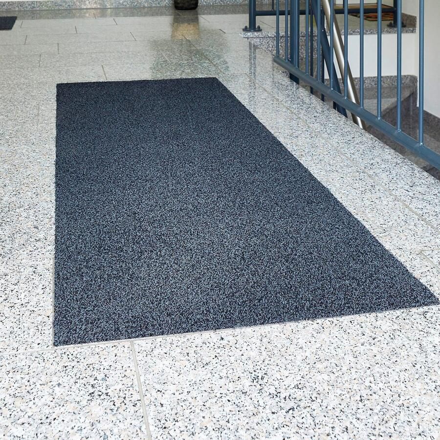 Andiamo deurmat Samson vuilvangmat van katoen voor de entree van het huis kan gebruikt worden als deurmat binnen deurmat in overdekte buitenruimtes of als huisdierenmat 67 x 180 cm antraciet - Foto 4