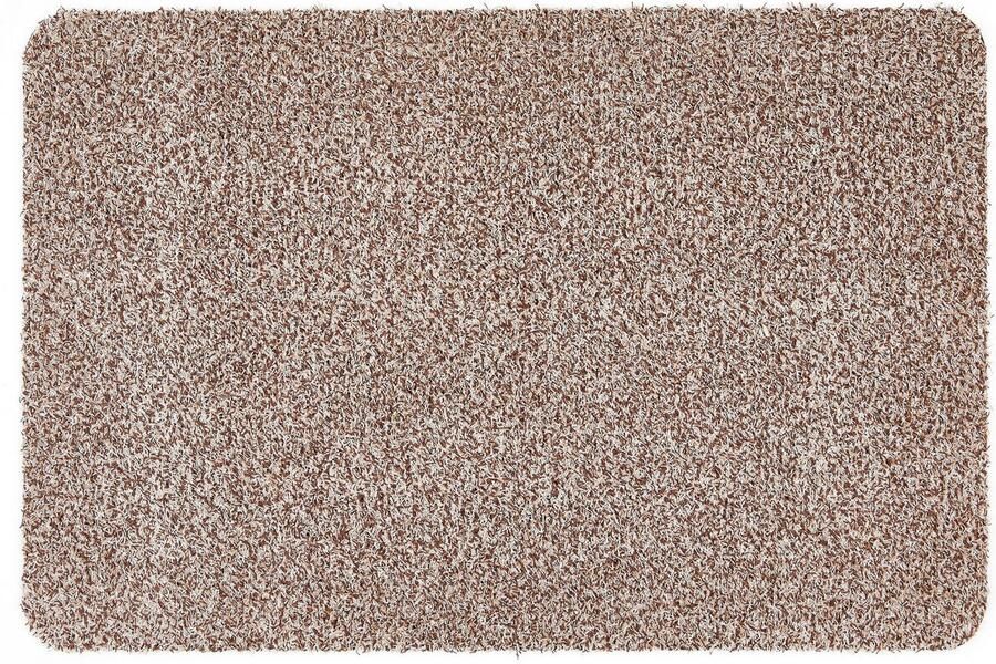 Andiamo deurmat Samson vuilvangmat van katoen voor de entree van het huis kan gebruikt worden als deurmat binnen deurmat in overdekte buitenruimtes of als huisdierenmat 100 x 150 cm lichtbeige - Foto 8