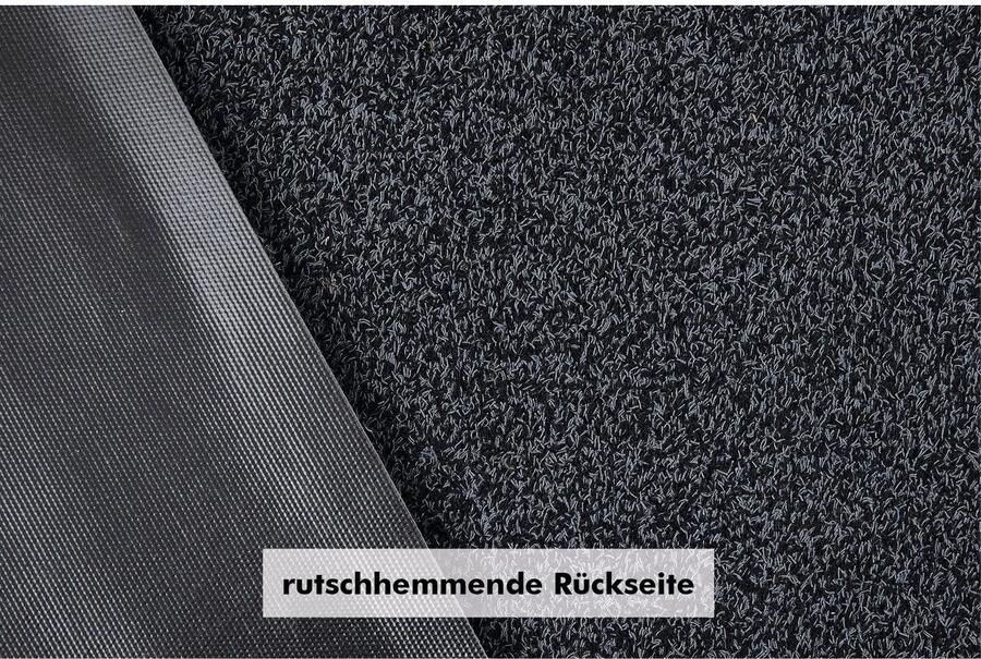 Andiamo deurmat Samson vuilvangmat van katoen voor de entree van het huis kan gebruikt worden als deurmat binnen deurmat in overdekte buitenruimtes of als huisdierenmat 67 x 180 cm antraciet - Foto 10