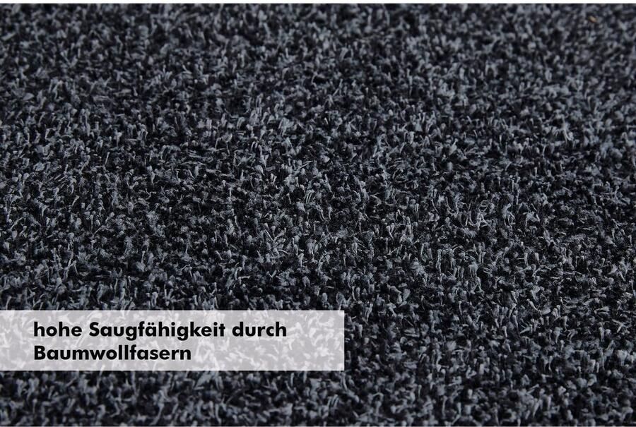 Andiamo deurmat Samson vuilvangmat van katoen voor de entree van het huis kan gebruikt worden als deurmat binnen deurmat in overdekte buitenruimtes of als huisdierenmat 67 x 180 cm antraciet - Foto 11