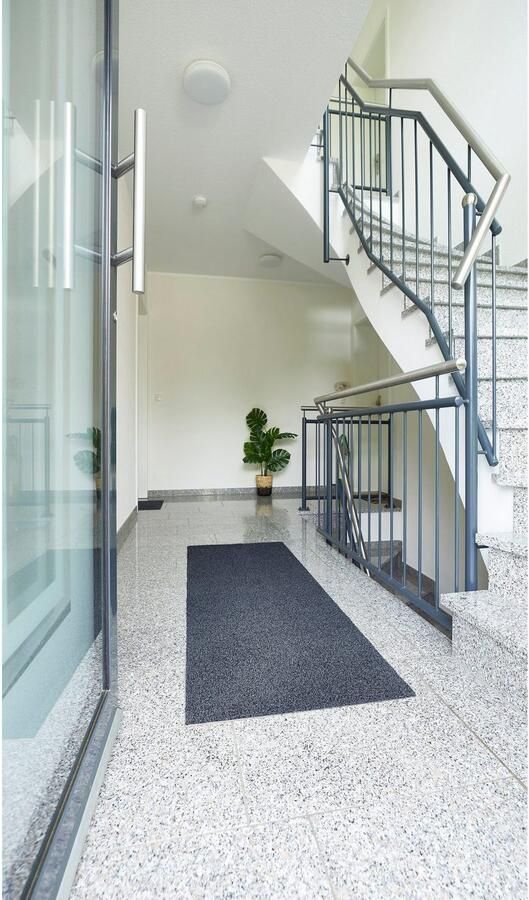 Andiamo deurmat Samson vuilvangmat van katoen voor de entree van het huis kan gebruikt worden als deurmat binnen deurmat in overdekte buitenruimtes of als huisdierenmat 67 x 180 cm antraciet - Foto 19