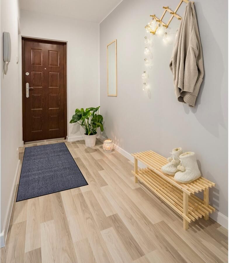 Andiamo Mat Super Wash & Clean Made in Belgium Vuilopvangmat uni kleuren antislip wasbaar - Foto 2