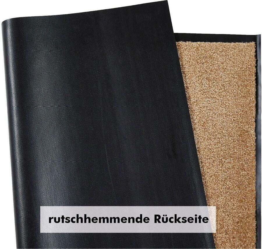 Andiamo Mat Super Wash & Clean Made in Belgium Vuilopvangmat uni kleuren antislip wasbaar - Foto 3