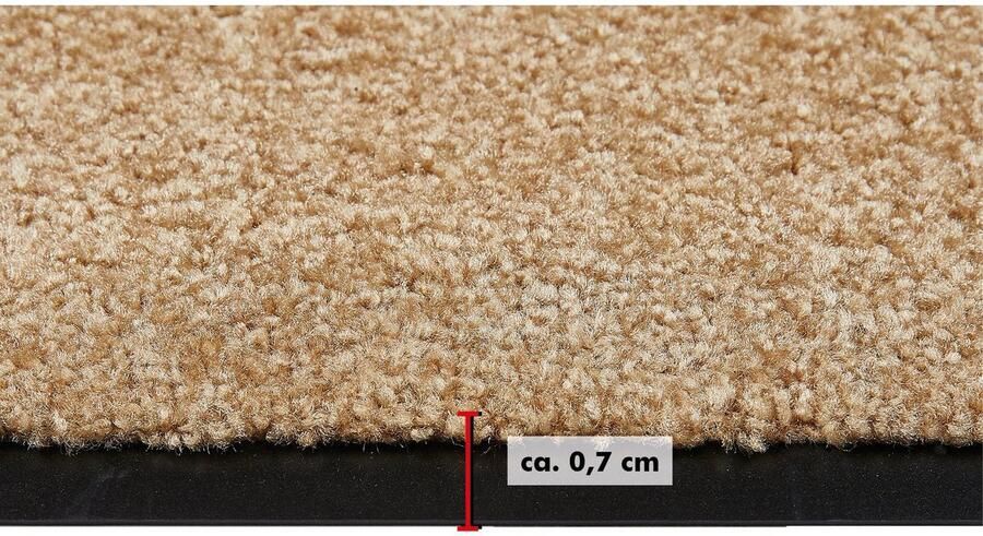 Andiamo Mat Super Wash & Clean Made in Belgium Vuilopvangmat uni kleuren antislip wasbaar - Foto 9